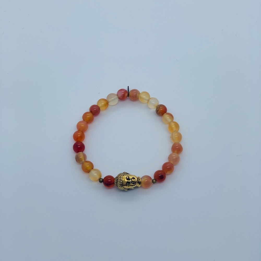 NWT Soul Satisfied Carnelian & Buddha bracelet